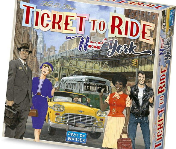 【クーポン使用で店内ボードゲーム全品10％オフ】チケット・トゥ・ライド ニューヨーク 多言語版 (Ticket to Ride：New York)