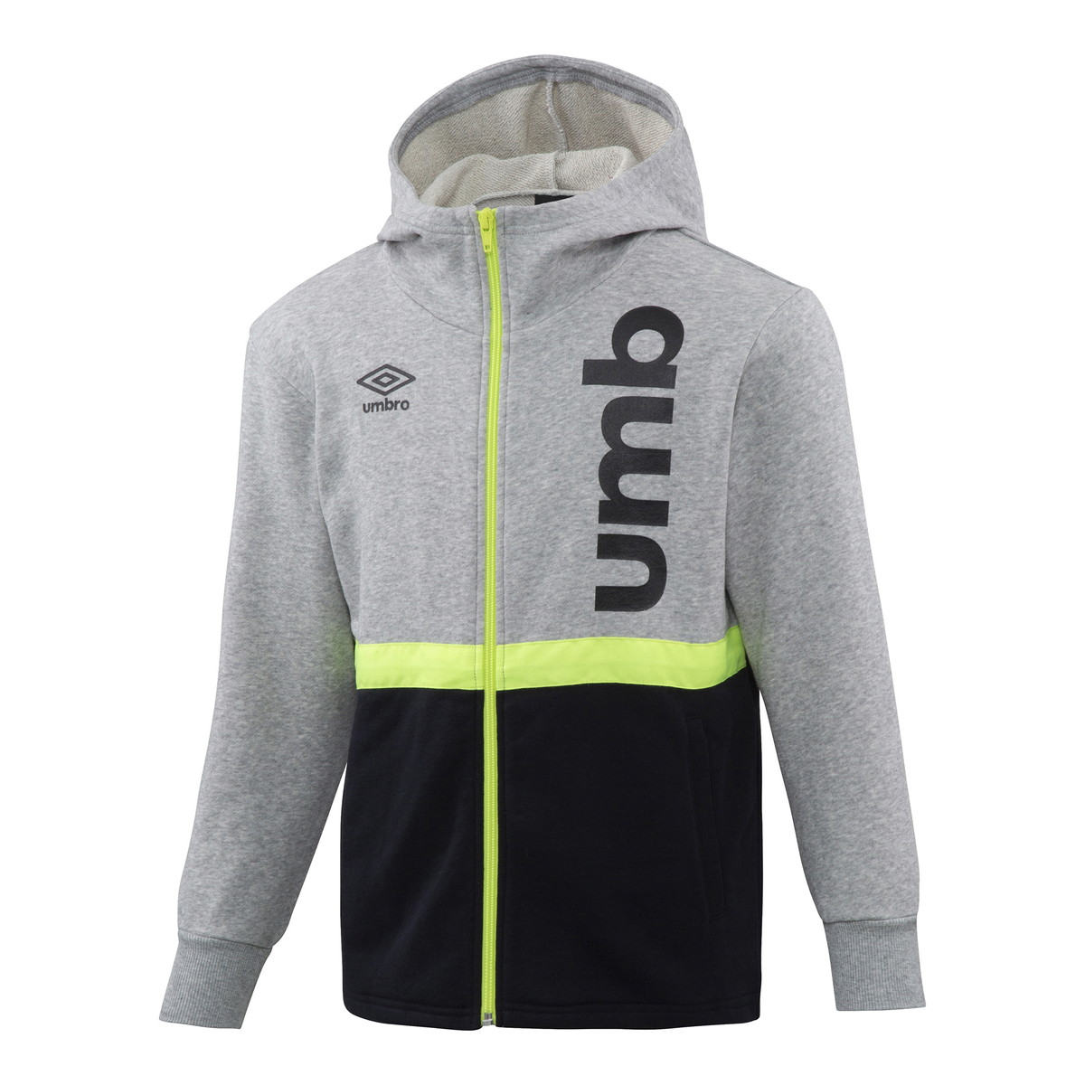 【5％OFFクーポン発行中】UMBRO/アンブロ UMJPJC29 サッカー ウェア（ジュニア） WRジュニア用スウェットパーカー ミックスグレー UMJPJC29 【39ショップ】