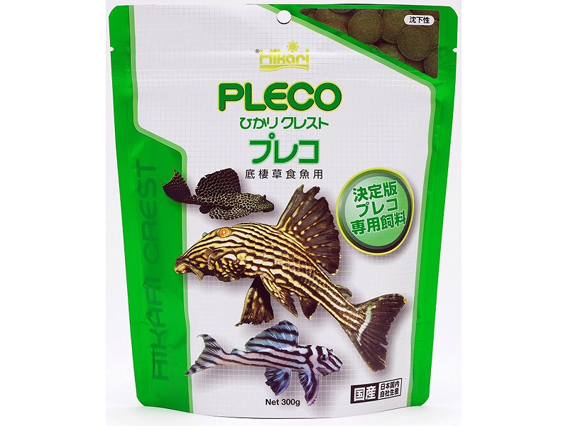 【同梱クーポン対象器材】【飼育用品・餌】 キョーリン ひかりクレストプレコ 300g【乾燥餌】 (淡水用)(餌)