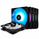 Deepcool RF120M pcケースファン マルチカラー rgb ledリング搭載 静音タイプ ゲーム用