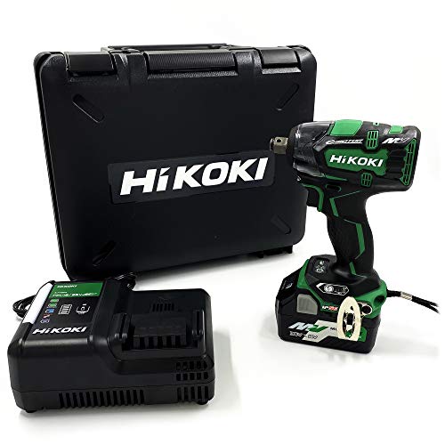 【Amazon.co.jp限定】HiKOKI(ハイコーキ) 旧日立工機 コードレスインパクトレンチ 36V マルチボルト 充電式 WR36DC(XP) 初回修理保証付き 蓄電池1個、充電器、ケース付き