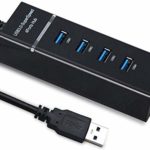 USB ハブ USB3.0 ハブ 4ポート バスパワー 5Gbps 高速データ転送 LEDインジケータ付き 軽量 コンパクト Windows Mac iMac Surface Pro等 ノートPC PS4 他対応 在宅勤務