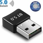 【2020 Bluetooth5.0】Bluetooth USBアダプタ ブルートゥースアダプタ子機 PC用/ナノサイズ/Ver5.0/1年保証 Bluetooth USB アダプタ Windows7/8/8.1/10 apt-X 対応 Class2 Bluetooth Dongle 超小型 Ver5.0 apt-x EDR/LE対応(省電力) Bluetooth USBアダプタ ドングル