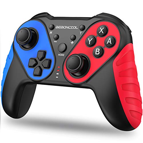 【2020最新版】BEBONCOOL switchコントローラー 連射 無線 スイッチ コントローラー Bluetooth接続 任天堂switch liteに対応 ジャイロセンサー搭載 switchプロコン 振動内蔵 Nintendo switch に適用 日本語取扱説明書