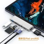 令和 USB Type C ハブ USB C ハブ USB3.0 ハブ 6in1 Type-c hub iPad Pro対応 PD充電 4K HDMI 変換 アダプタ SD/microSD カードリーダー 3.5mm ヘッドホンジャック Macbook/Macbook pro/SAMSUNG/Huawei Mate等対応