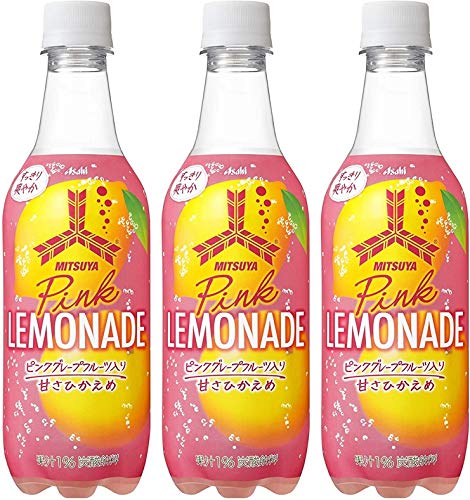 アサヒ飲料 「三ツ矢」ピンクレモネード 450ml ×3本