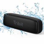 Tribit XSound surf Bluetooth スピーカー 2020年 IPX7完全防水 12W ポータブルスピーカー ブルートゥーススピーカー 低音強化/内蔵マイク搭載 アウトドア お風呂 iPhone & Android対応 ブラック