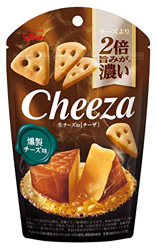 江崎グリコ 生チーズのチーザ<燻製チーズ味> 40g ×10個