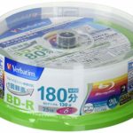 Verbatim バーベイタム 1回録画用 ブルーレイディスク BD-R 25GB  20枚 ホワイトプリンタブル  片面1層 1-6倍速 VBR130RP20SV1