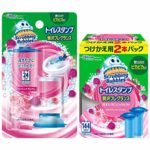 【まとめ買い】 スクラビングバブル トイレ洗浄剤 トイレスタンプ 贅沢フレグランス アロマティックブロッサムの香り 本体 (ハンドル1本+付替用1本)+付替用2本セット 14スタンプ分