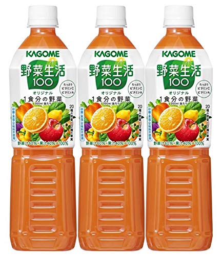 カゴメ 野菜生活100 オリジナル スマートPET 720ml×3本