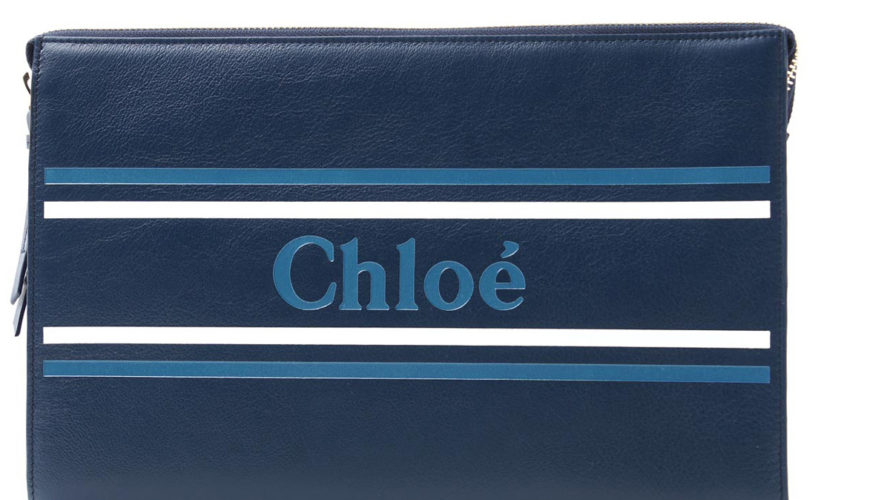 【8/11 9:59まで！ 50%OFFクーポン対象】クロエ Chloe ポーチ クラッチバッグ レディース ギフト プレゼント レザー 本革 chc19sp068a88 49z eclipseblue VICK【返品送料無料】【ラッピング無料】【190621】